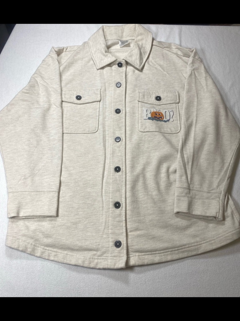 Peanuts Snoopy Halloween Cream Button Up